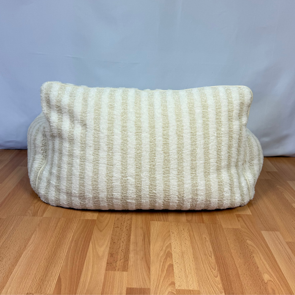 Canapé pour chien et chat rayé beige – MUZO