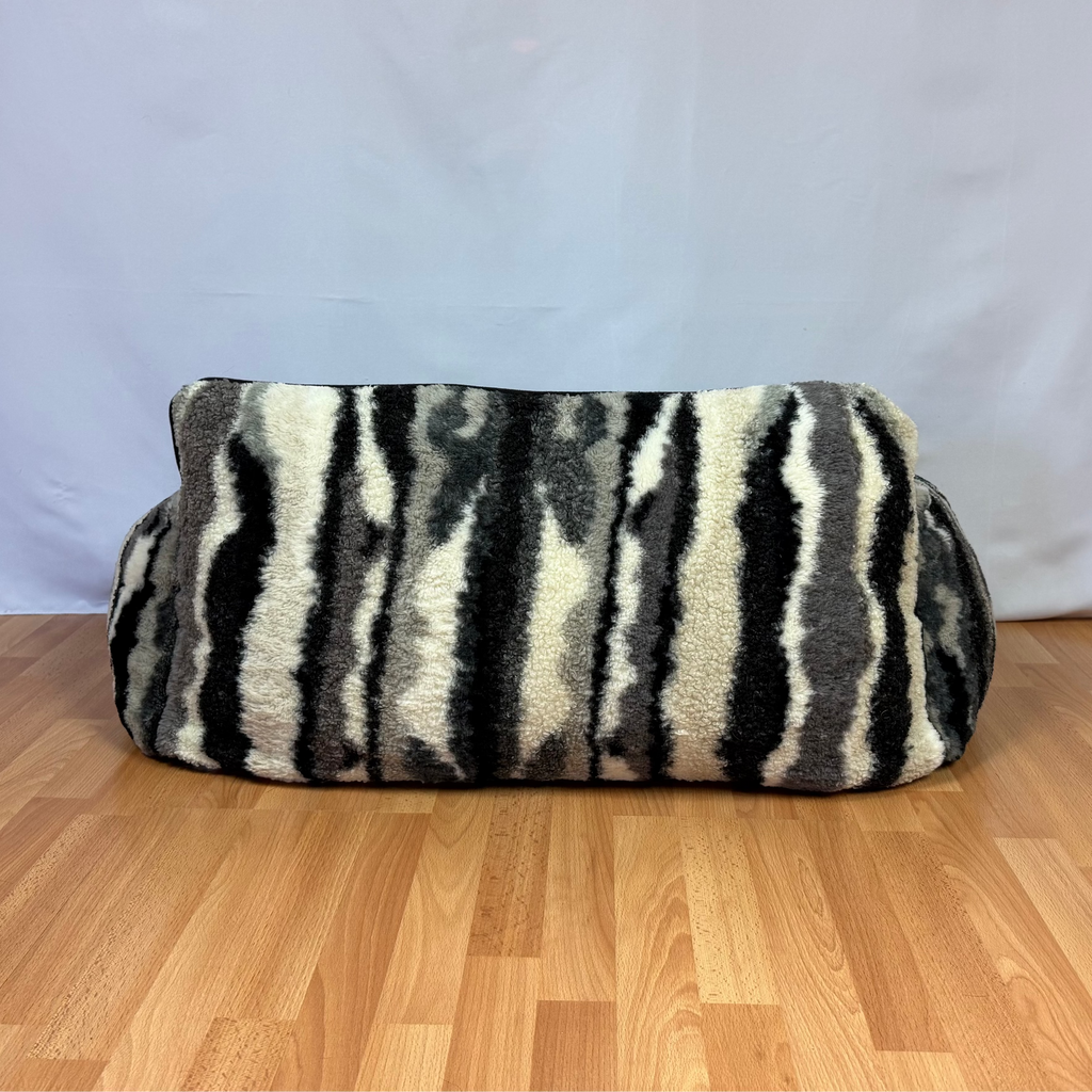 Canapé pour chien et chat zébré gris - Muzo