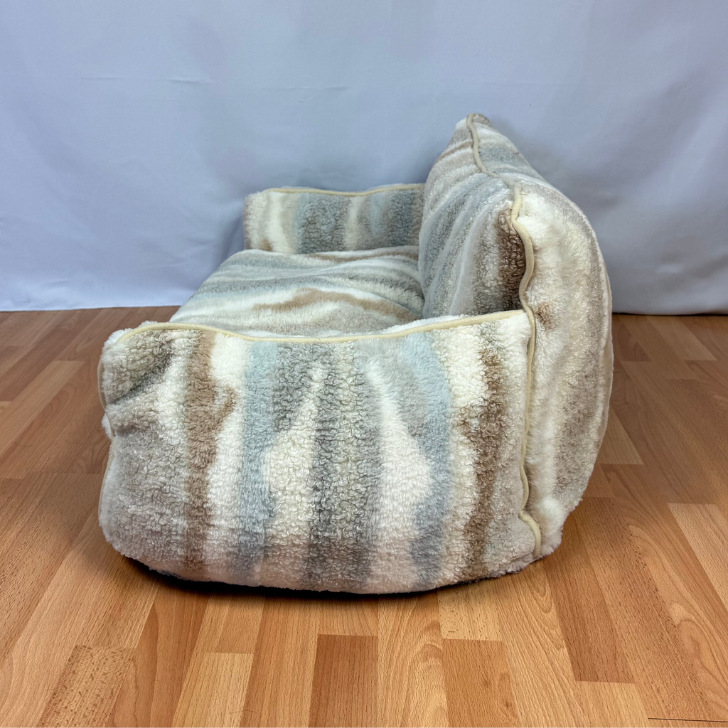 Canapé pour chien et chat zébré beige - Muzo