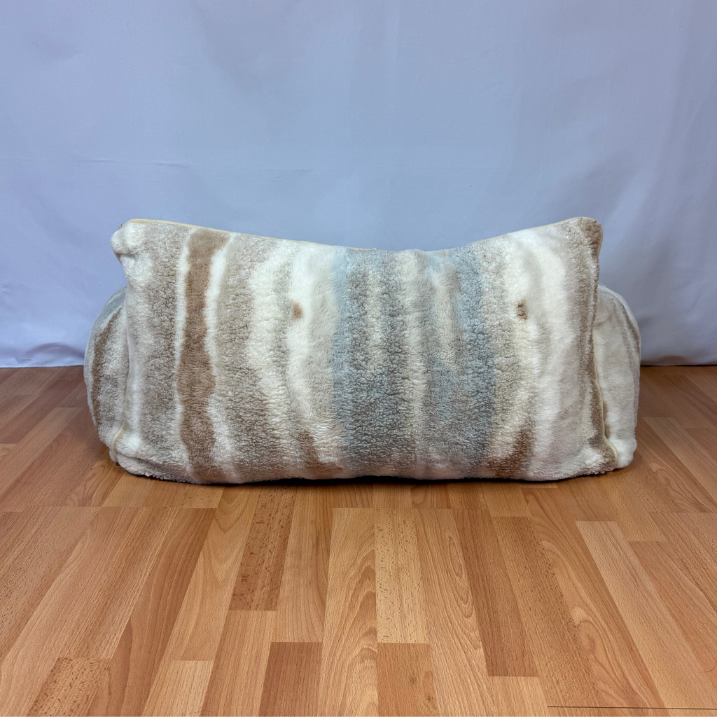 Canapé pour chien et chat zébré beige - Muzo