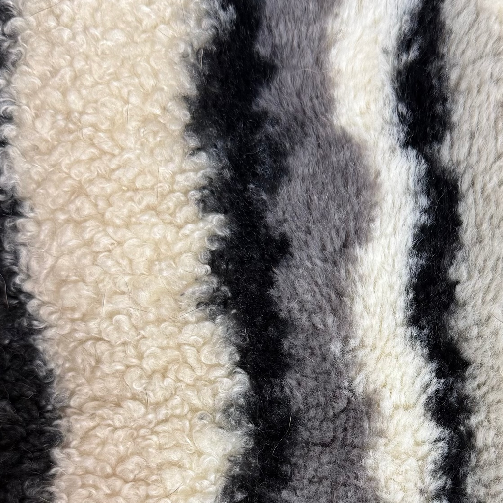 Canapé pour chien et chat zébré gris - Muzo